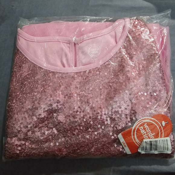 🆕️ Wonder Nation Girls Sequin Tulle Dress Sizes 14-16Plus New - Picture 4 of 4